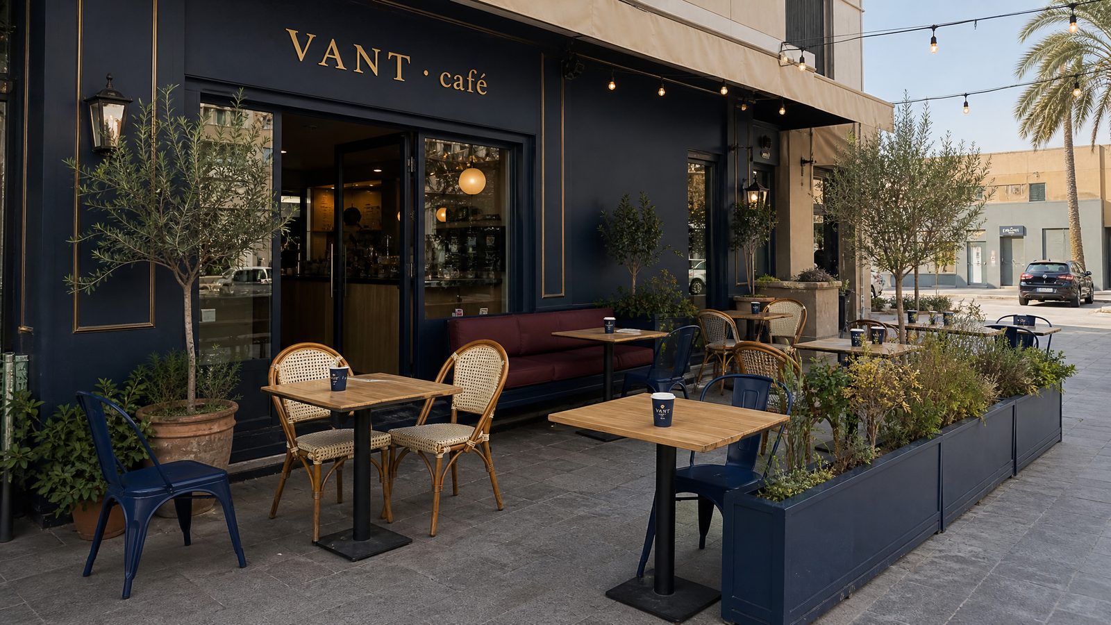VANT outdoor terrace seating
